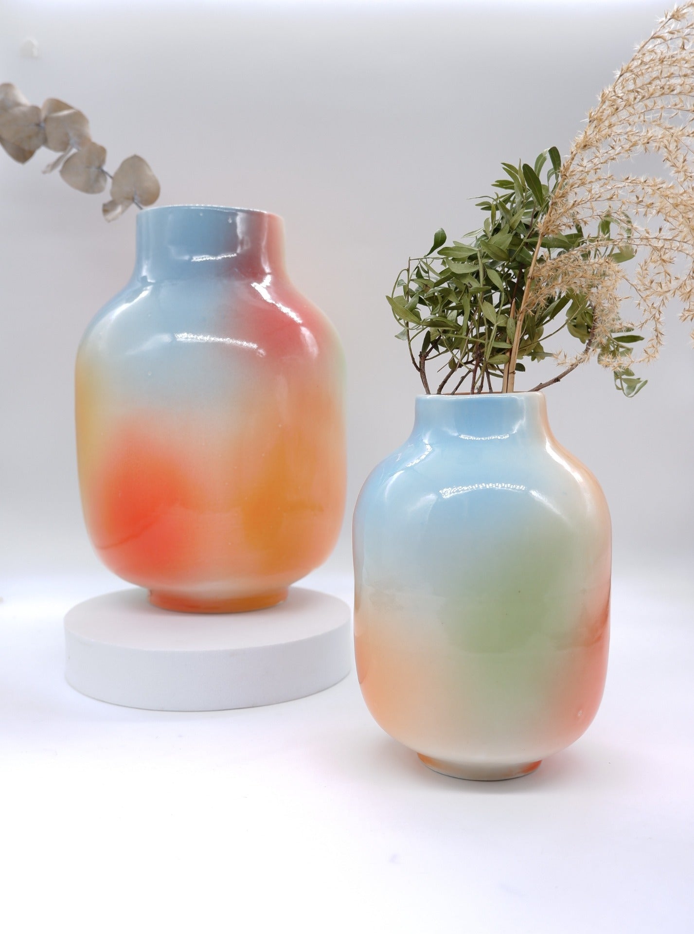 Váza Calla - Letní Duha | ručně vyráběná designová keramika | VKUSE