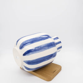 Váza Calla - Pruh - 24 cm | ručně vyráběná designová keramika | VKUSE